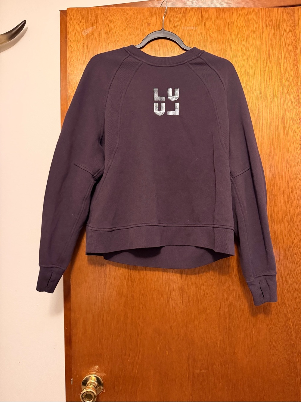 Lululemon purple sequin sweatshirt